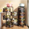 Fruits/Kitchen storage Rack with wheels With Dents
