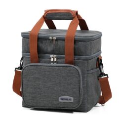Double Compartment, Insulated, Large Capacity Insulated lunch/picnic Bag